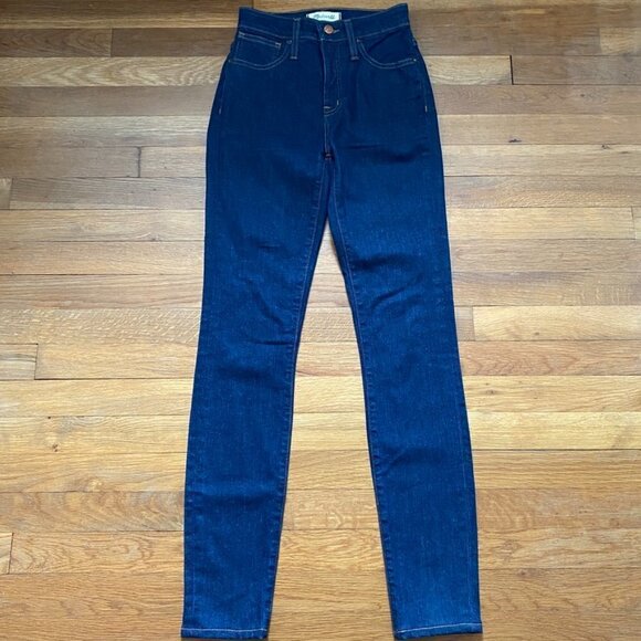 NEW Madewell Tall Curvy High-Rise Skinny Jeans in Lucille Wash 24 - Picture 4 of 10